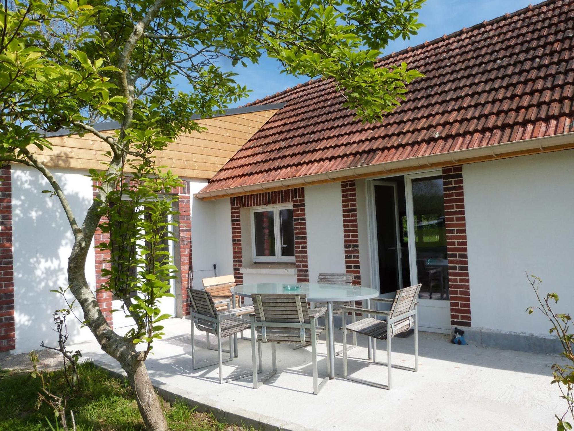 La Martellerie Villa Berville-sur-Seine Bagian luar foto
